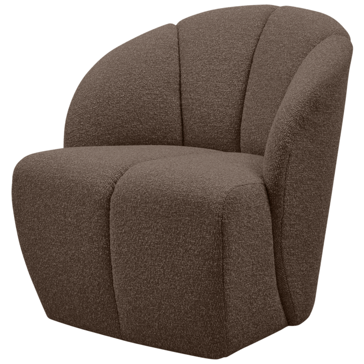WOOOD Woood | Mojo draaifauteuil boucle bruin