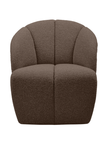WOOOD Woood | Draaifauteuil Mojo boucle bruin