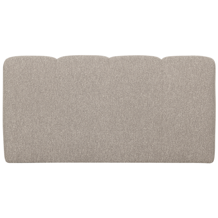 WOOOD Woood | Mojo (eetkamer)bankje met rugleuning boucle beige 160cm