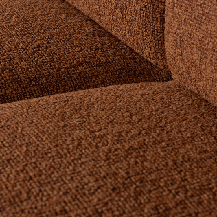 WOOOD Woood | Mojo 1-zits boucle roest/bruin