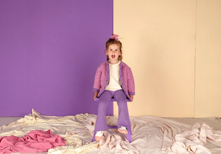 Nixnut Nixnut | Flared broek basic purple