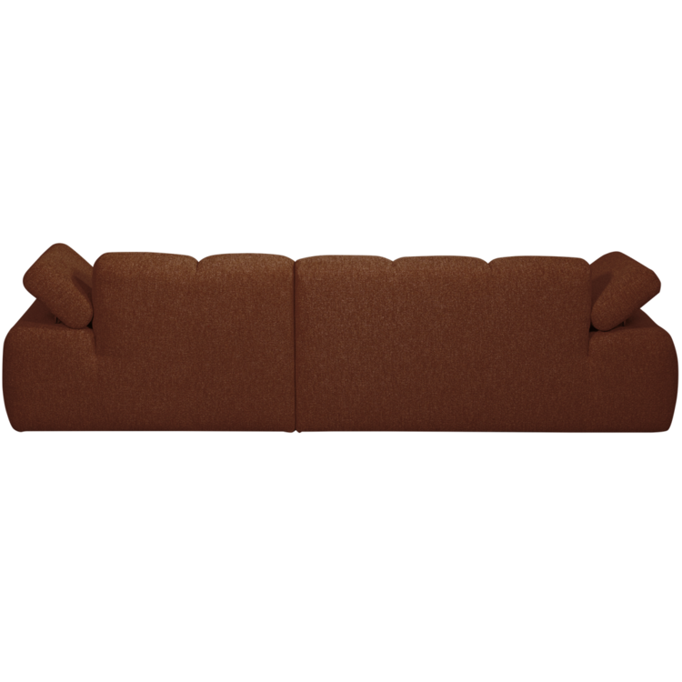 WOOOD Woood | Mojo bank met chaise longue rechts boucle roest bruin melange