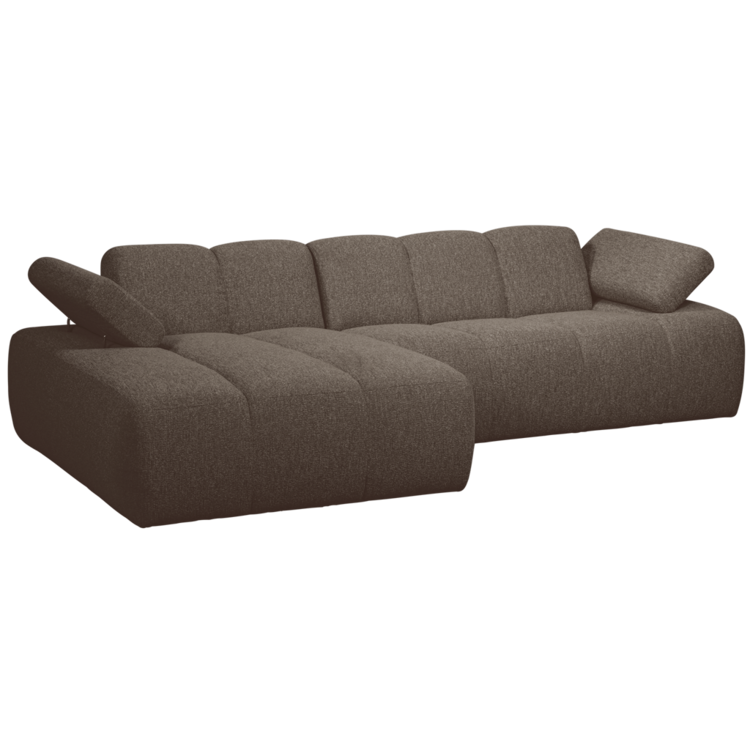 WOOOD Woood | Mojo chaise longue links boucle bruin