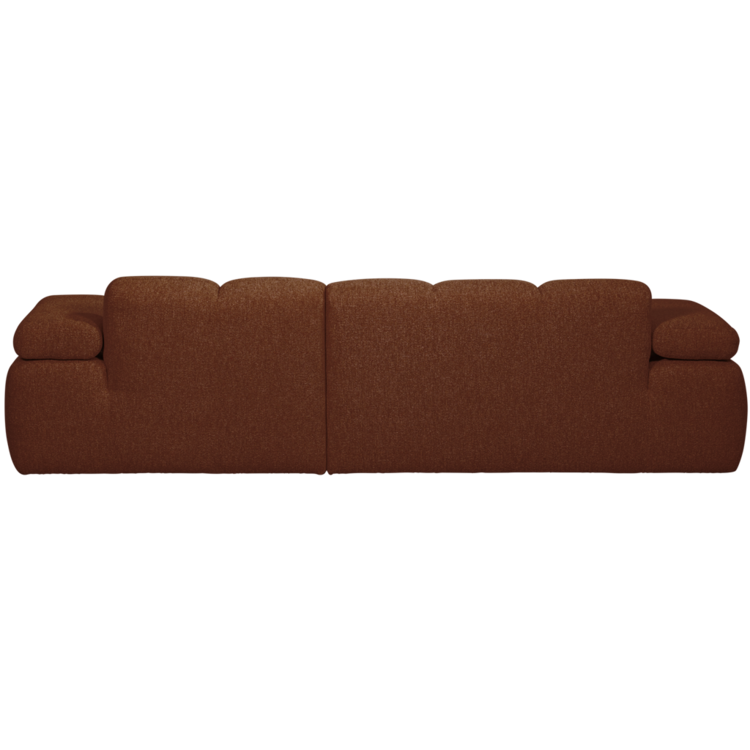 WOOOD Woood | Mojo bank met chaise longue rechts boucle roest bruin melange
