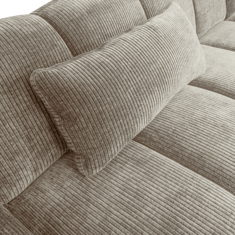 WOOOD Woood | Mojo kussen ribstof donker zand