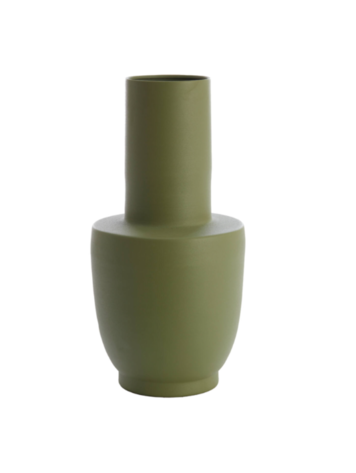 Light & Living Light & Living | Vaas Datuh olijf groen 29x55cm