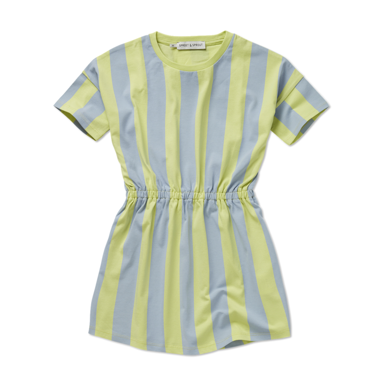 Sproet&Sprout Sproet&Sprout | Jurk skater stripes citrus