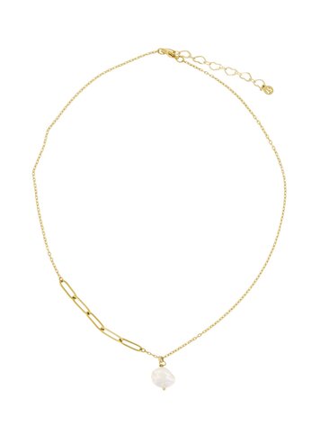 Zusss Zusss | Ketting met parel goud