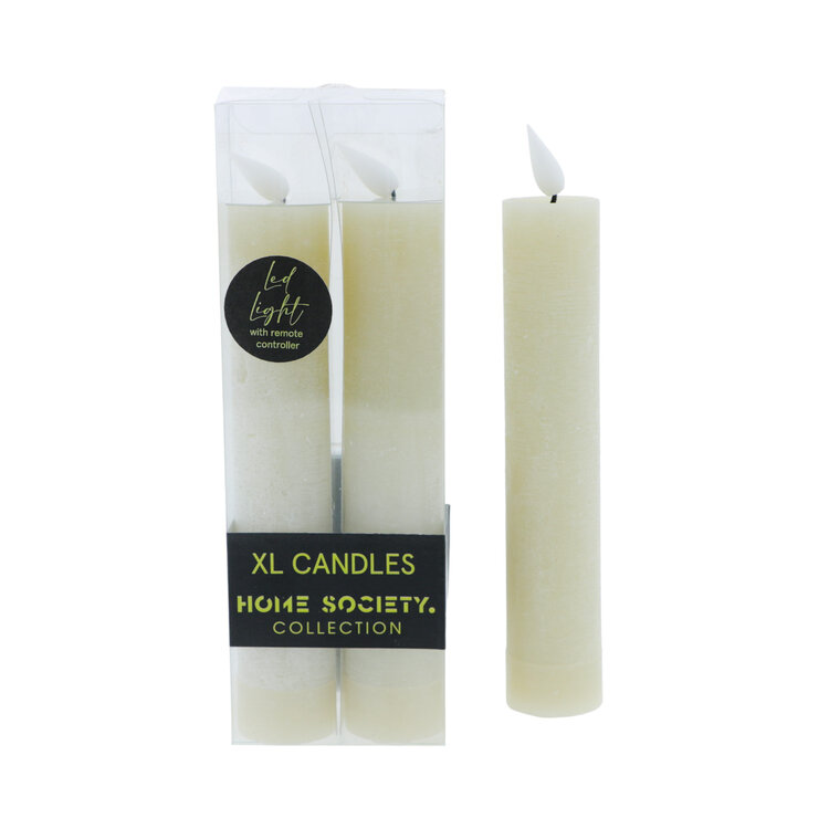Home society Home Society | Dinerkaars XL LED set van 2 greige