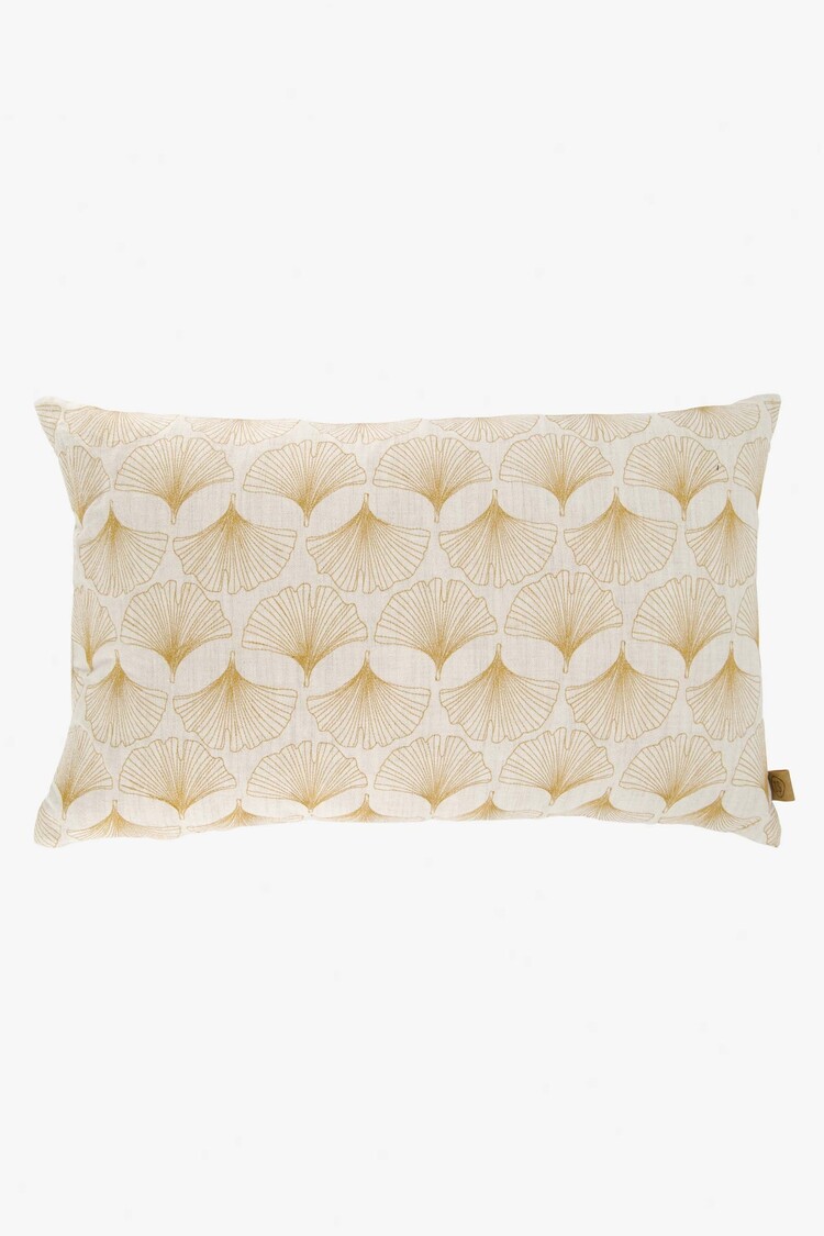 Zusss Zusss | Kussen ginkgo camel 60x35cm