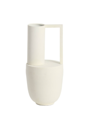 Light & Living Light & Living | Vaas deco Certalo crème Ø16x35 cm