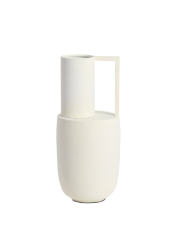 Light & Living Light & Living | Vaas deco Certalo crème Ø18x43 cm
