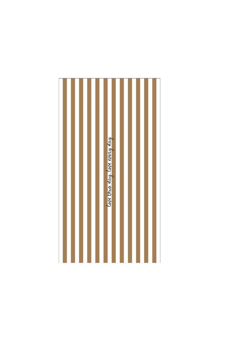 Zusss Zusss | Servetten Love this day streep 11x20 cm