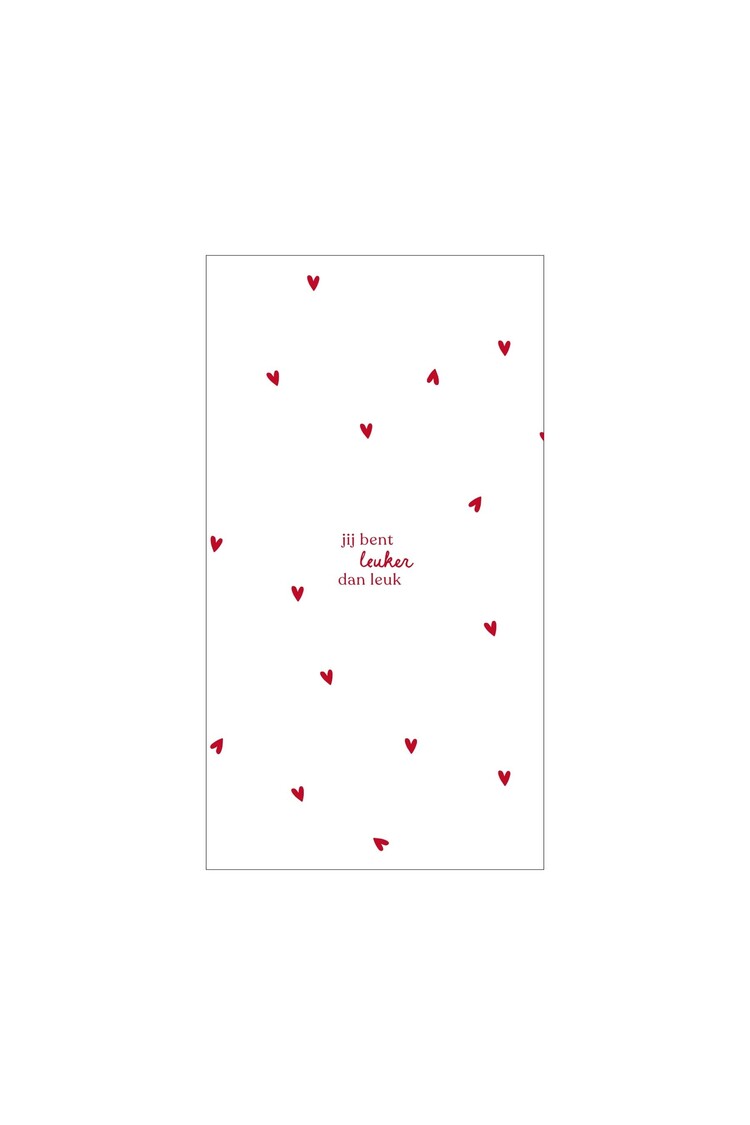 Zusss Zusss | Servetten Leuker dan leuk 11x20cm