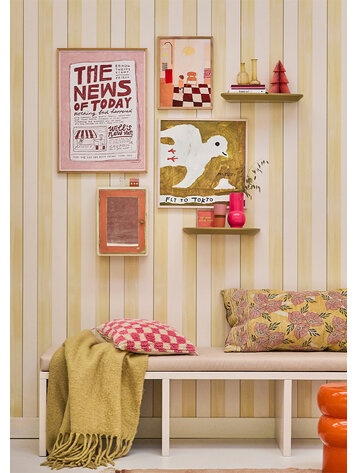 Bibelotte Bibelotte | Behang Nola citroen