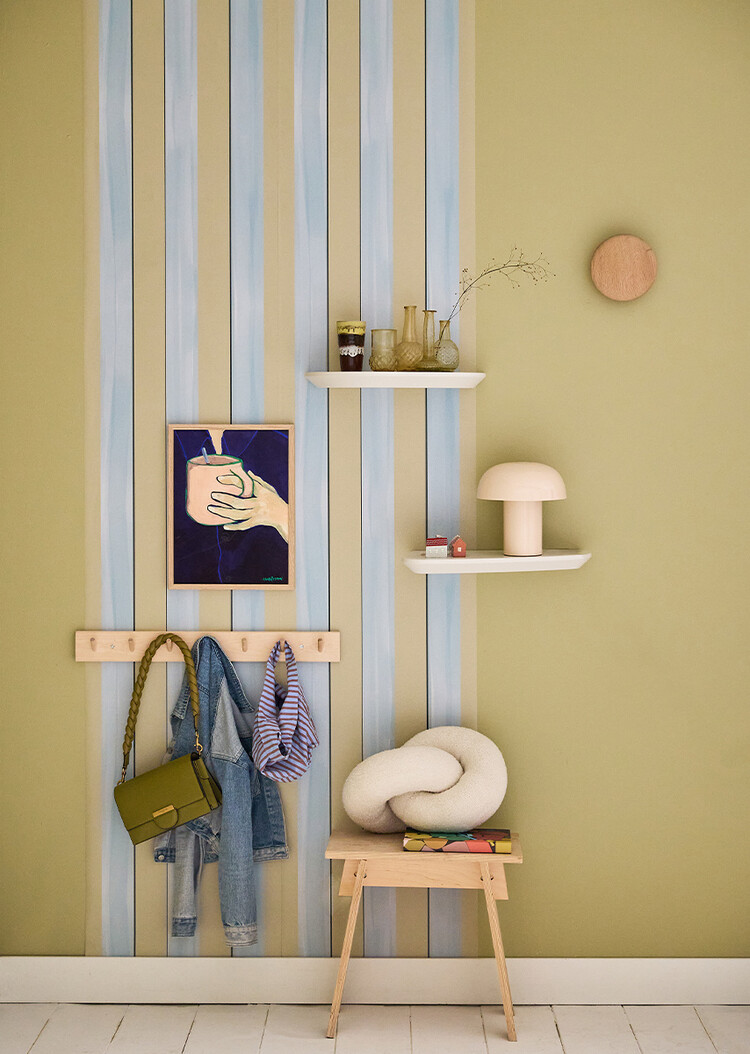 Bibelotte Bibelotte | Behang Nola pistache