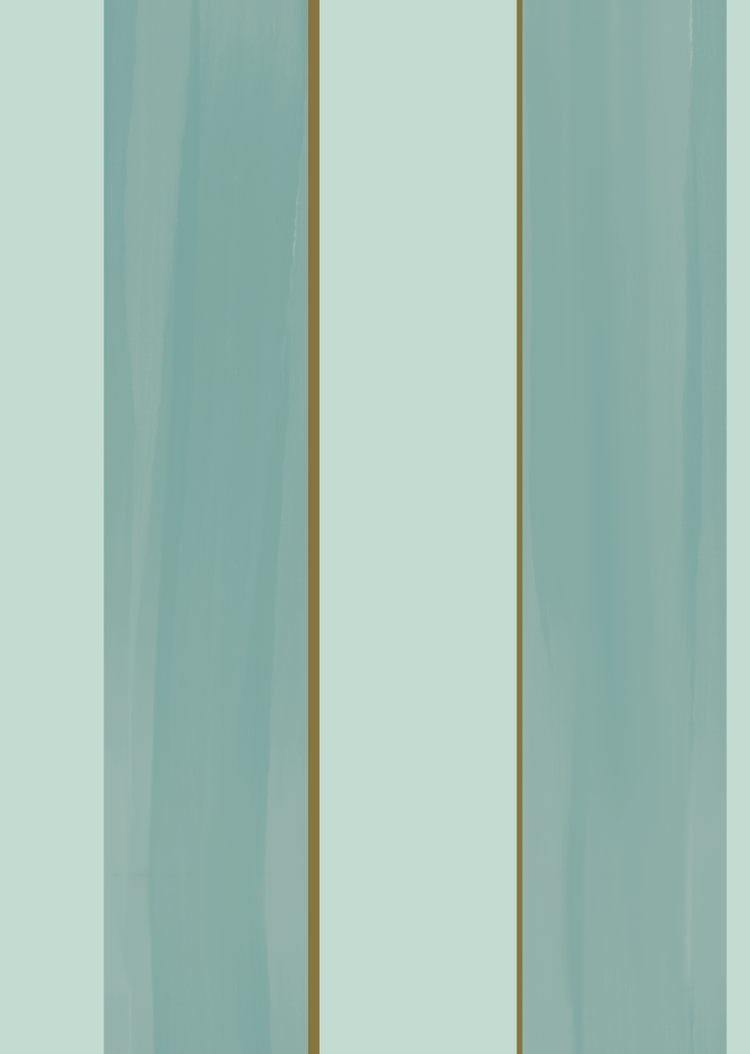 Bibelotte Bibelotte | Behang Nola zeegroen