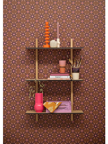 Bibelotte Bibelotte | Behang Porto kastanje