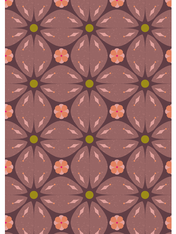 Bibelotte Bibelotte | Behang Porto purper