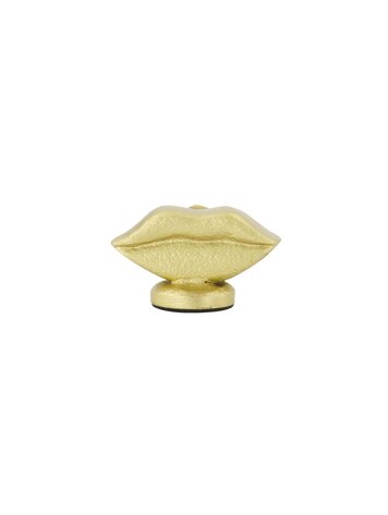 Zusss Zusss | Kaartenhouder lippen goud