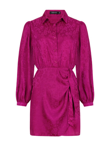 Ydence Ydence | Jurk Fia fuchsia purple