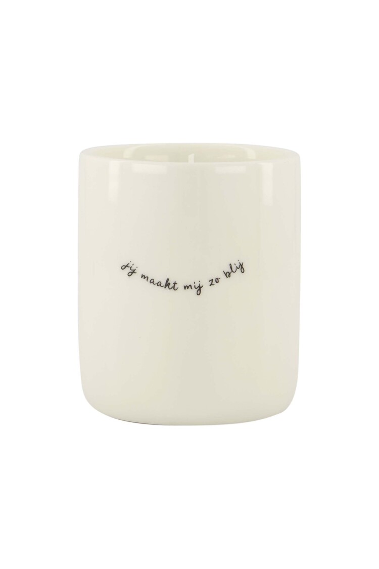 Zusss Zusss | Geurkaars keramiek 8x9 cm