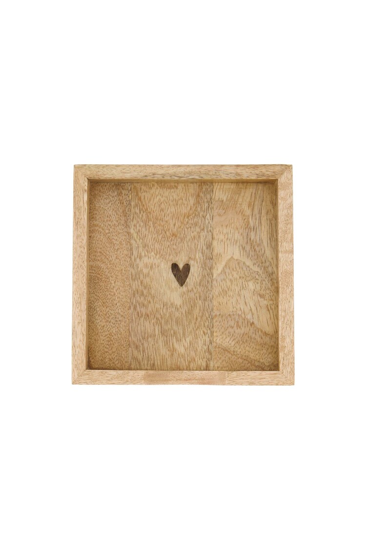 Zusss Zusss | Servethouder hout hartje 12.5cm