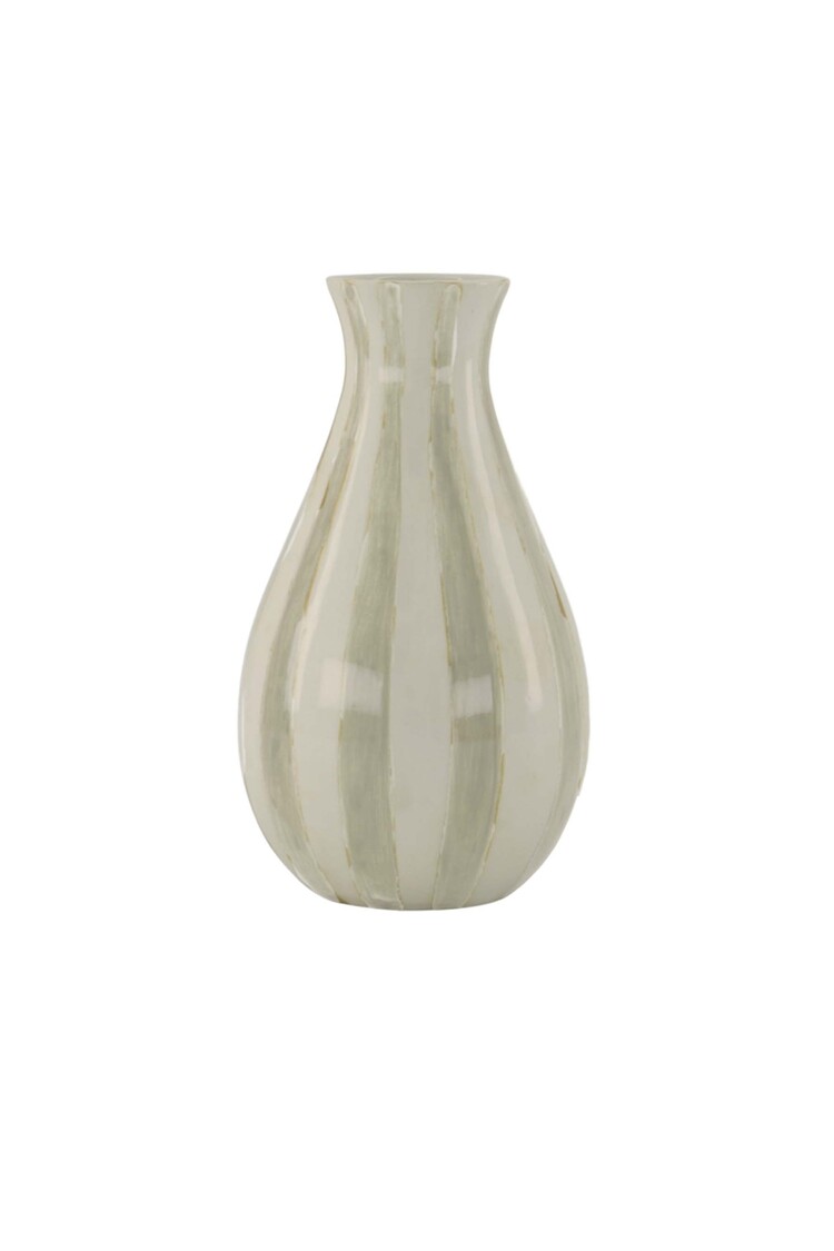 Zusss Zusss | Vaasje keramiek streep smal zand