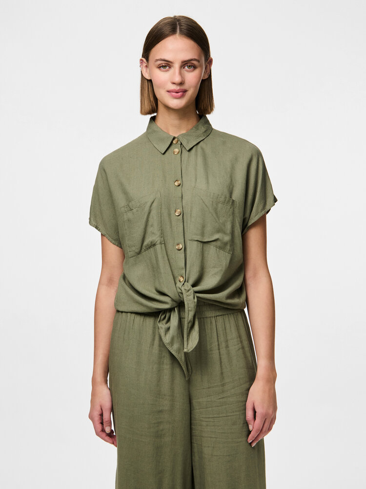 Pieces Pieces | Blouse Pia deep lichen green