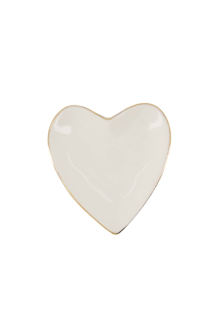 Zusss Zusss | Schaaltje hartvorm wit