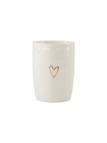 Zusss Zusss | Koffiemok open hartje goud