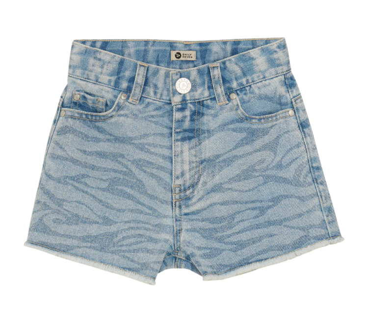 Daily7 Daily7 | Short denim printed