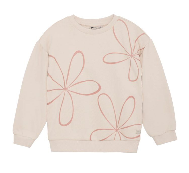 Daily7 Daily7 | Sweater flower sandshell