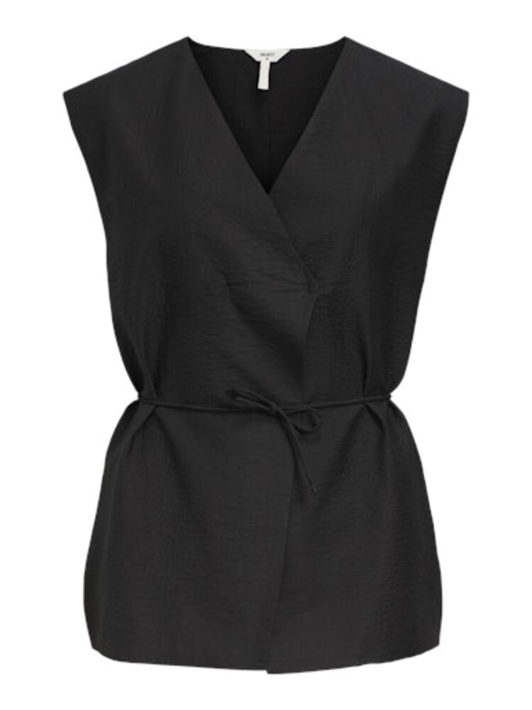 Object Object | Wikkelgilet Yui zwart