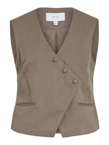 Vila Vila | Gilet Flea bruin