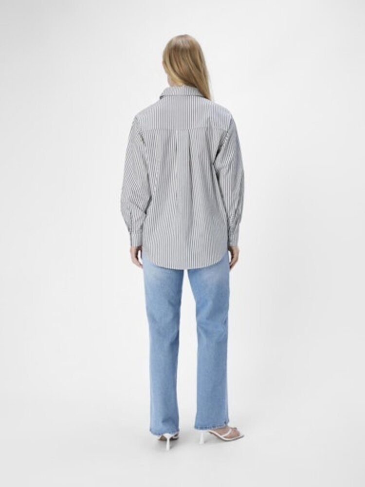 Object Object | Blouse Tutta wit zwart gestreept NOOS