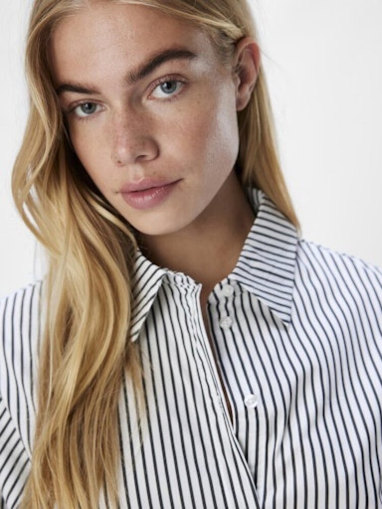 Object Object | Blouse Tutta wit zwart gestreept NOOS