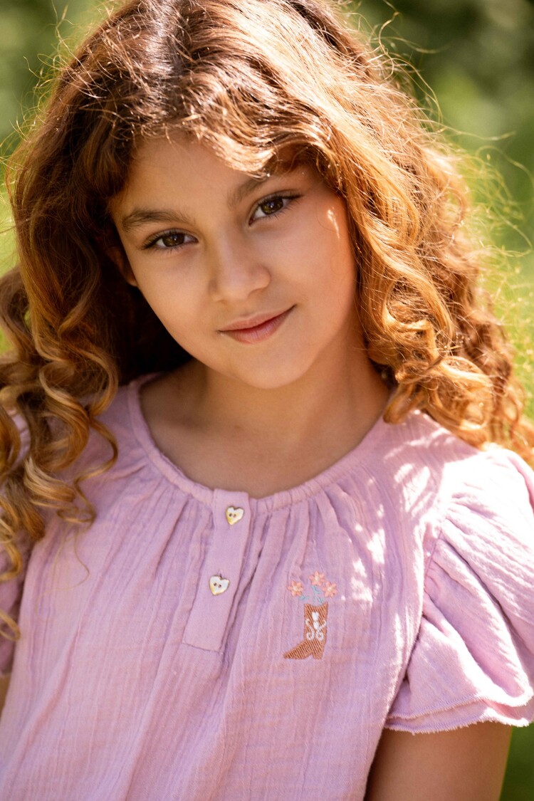 House of Jamie House of Jamie | Top butterfly rose lilac