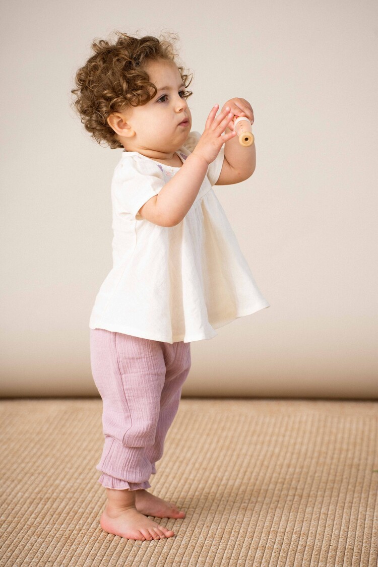 House of Jamie House of Jamie | Broek baby relaxed rose lilac