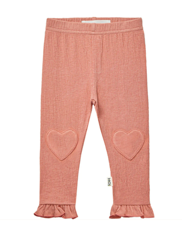 House of Jamie House of Jamie | Legging frill heart peach blush