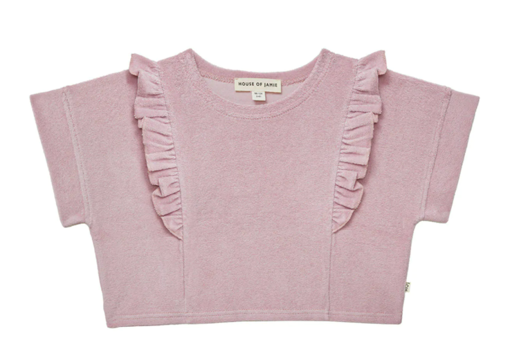 House of Jamie House of Jamie | Top ruffled rose lilac