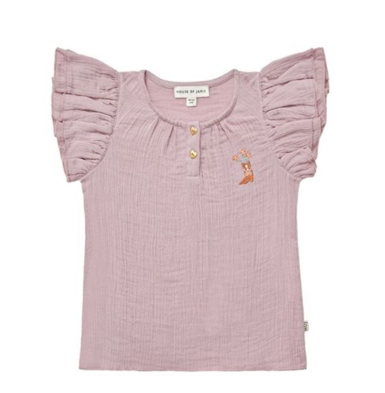 House of Jamie House of Jamie | Top butterfly rose lilac