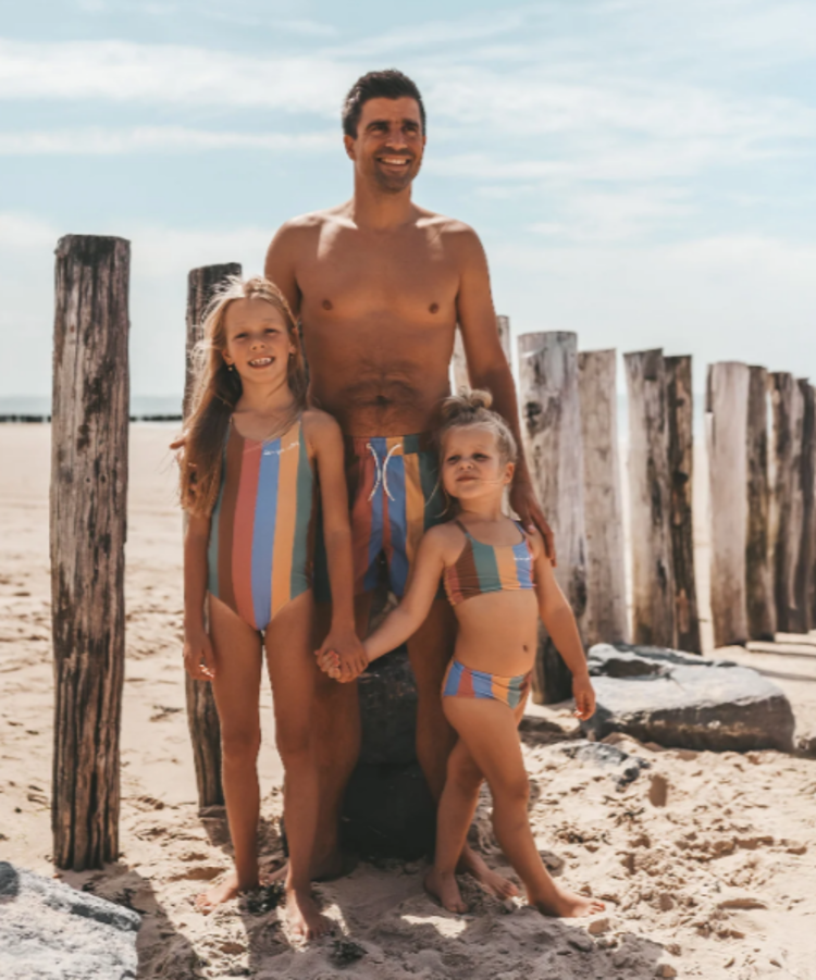 Salted Stories Salted Stories | Zwembroek man multi stripe