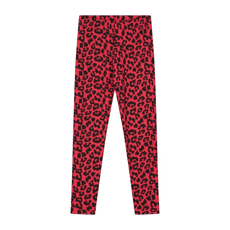 Daily Brat Daily Brat | Legging leopard true red