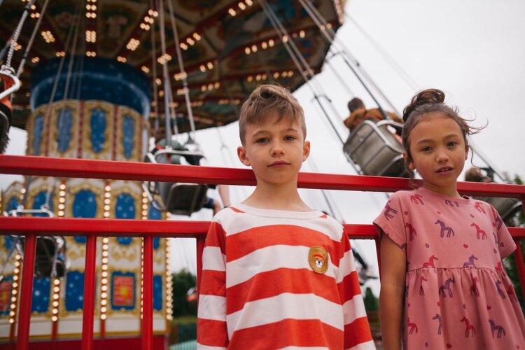 Daily Brat Daily Brat | Jurk stardust horse old rose