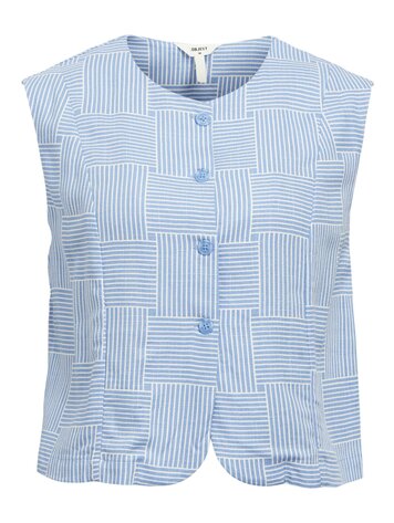 Object Object | Vest Aya white/cornflower