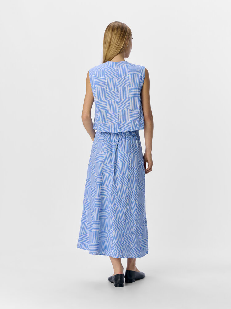 Object Object | Vest Aya white/cornflower