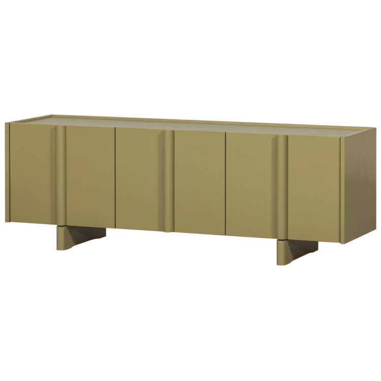 WOOOD Woood | TV meubel Basu 152 cm grenen moss