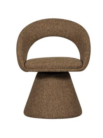 WOOOD woood | Eetkamerstoel draaibaar Winter zand melange