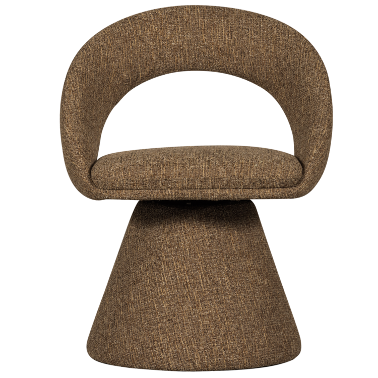 WOOOD woood | Eetkamerstoel draaibaar Winter zand melange